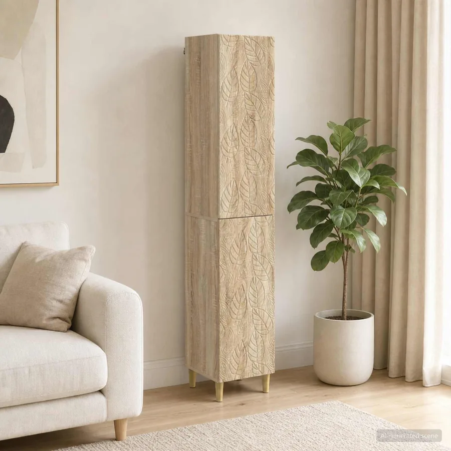 Ensemble de Meubles 2 pcs Chêne Sonoma Bois d'ingénierie