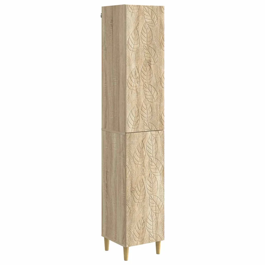 Ensemble de Meubles 2 pcs Chêne Sonoma Bois d'ingénierie - 2
