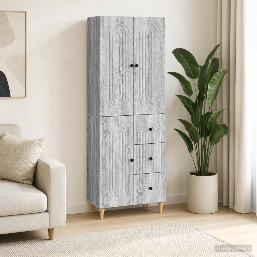 Ensemble de Meubles 2 pcs 66 x 34,5 x 90 cm Bois d'ingénierie