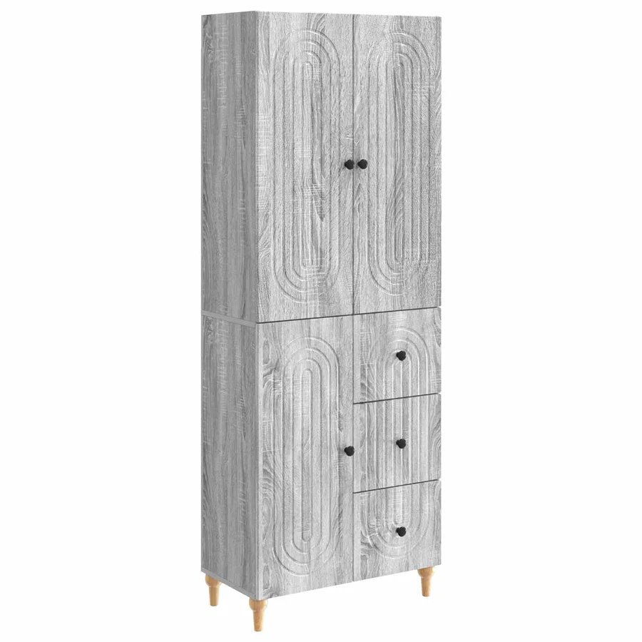 Ensemble de Meubles 2 pcs 66 x 34,5 x 90 cm Bois d'ingénierie - 2