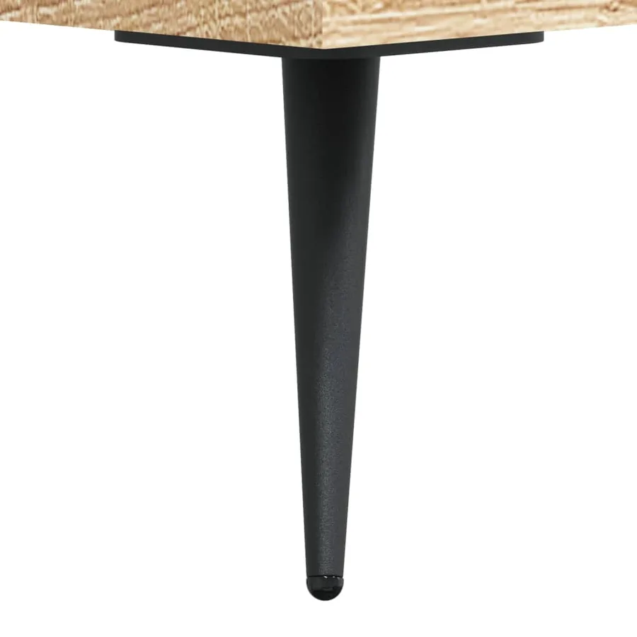 Buffet chêne sonoma 100x36x60 cm bois d'ingénierie - 11