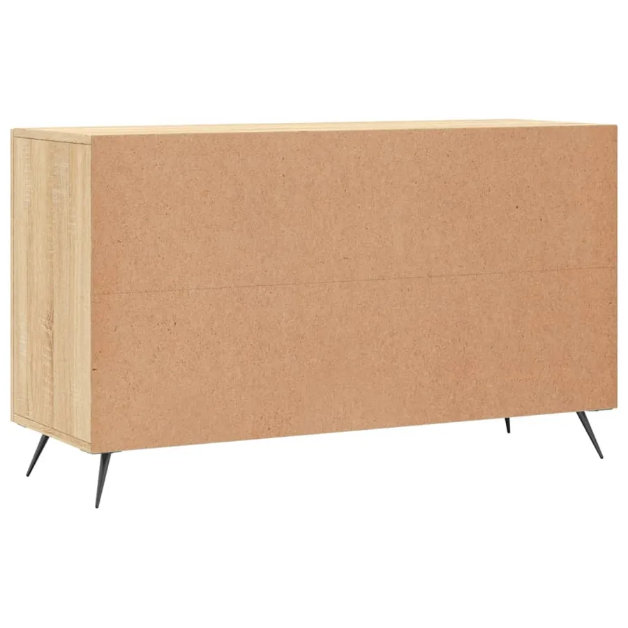 Buffet chêne sonoma 100x36x60 cm bois d'ingénierie - 8