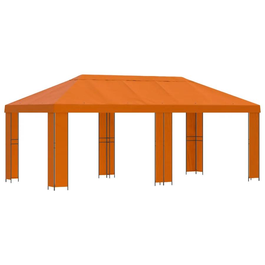 Abri de jardin 6 x 3 m Orange Polyester et Acier 190 - 2