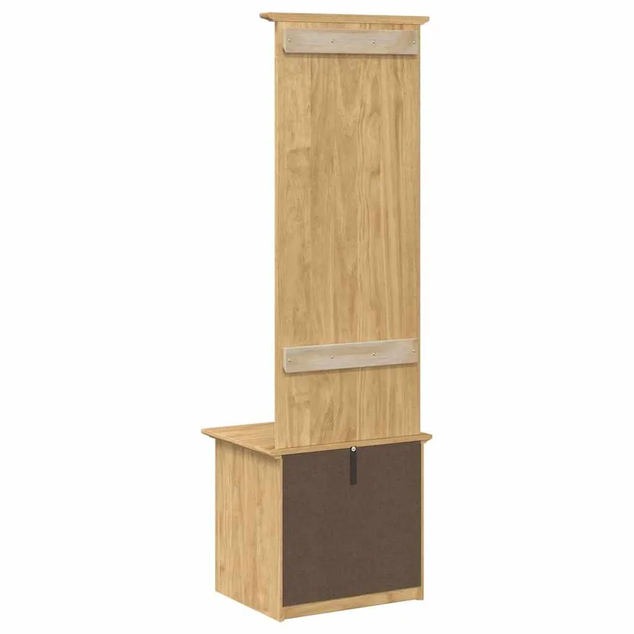 Meuble de couloir BODO Marron miel 50 x 40 x 156,7 cm - 7