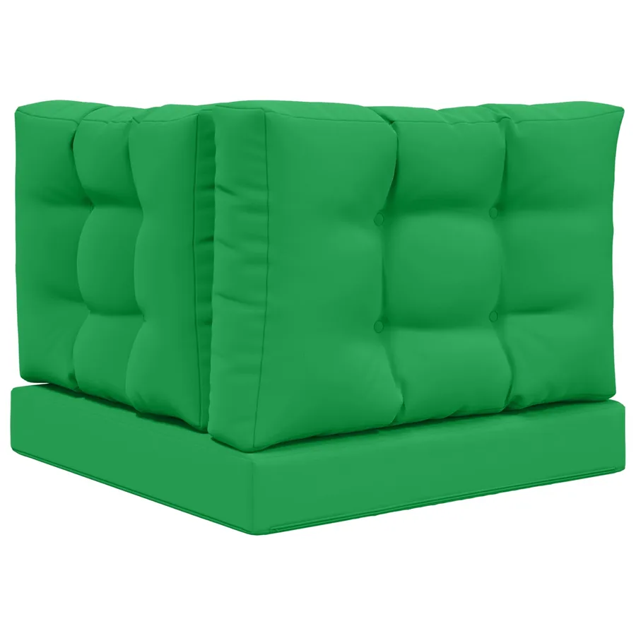 Coussin de canapé d'extérieur 3 pcs Vert Polyester - 7