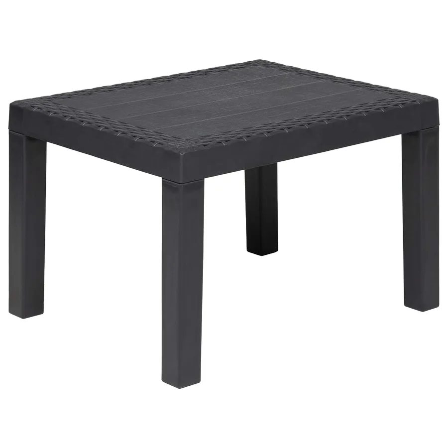 Ensemble salon avec coussin 3 pcs Anthracite PP - 6
