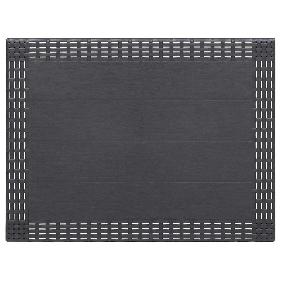 Ensemble salon avec coussin 3 pcs Anthracite PP - 7