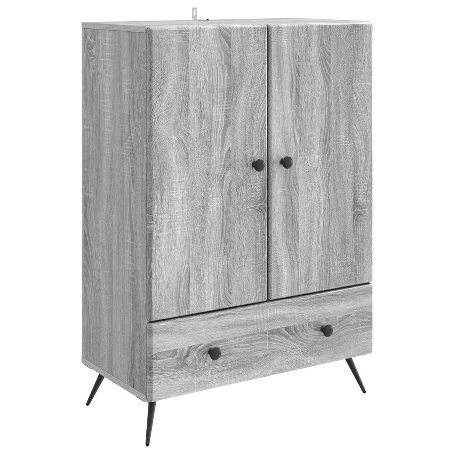 Buffet Sonoma gris 66 x 34,5 x 95 cm Bois d'ingénierie - 2