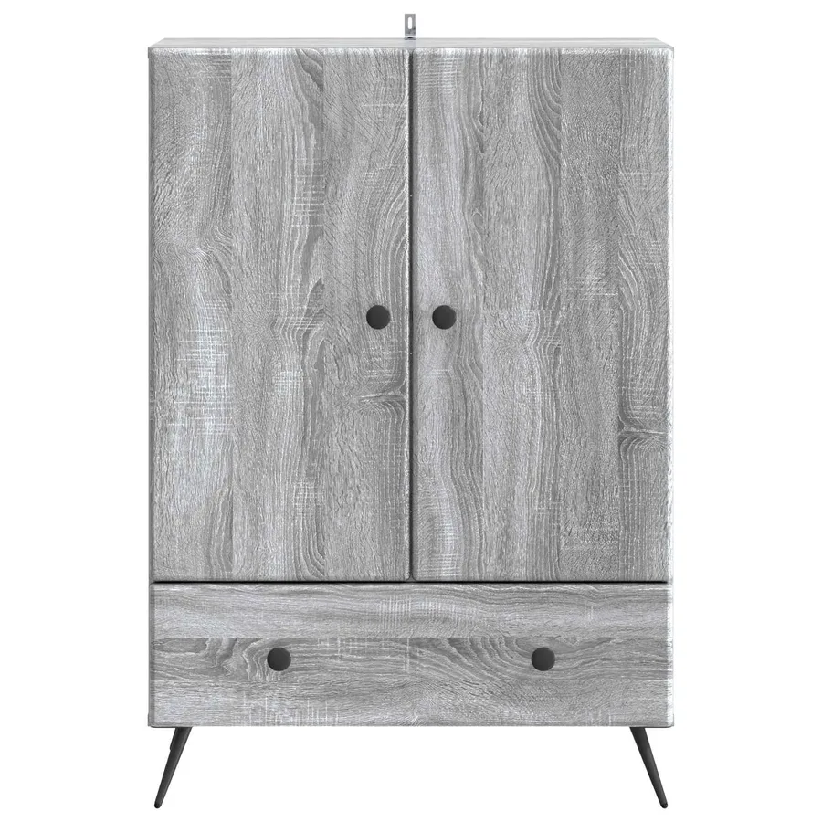 Buffet Sonoma gris 66 x 34,5 x 95 cm Bois d'ingénierie - 5