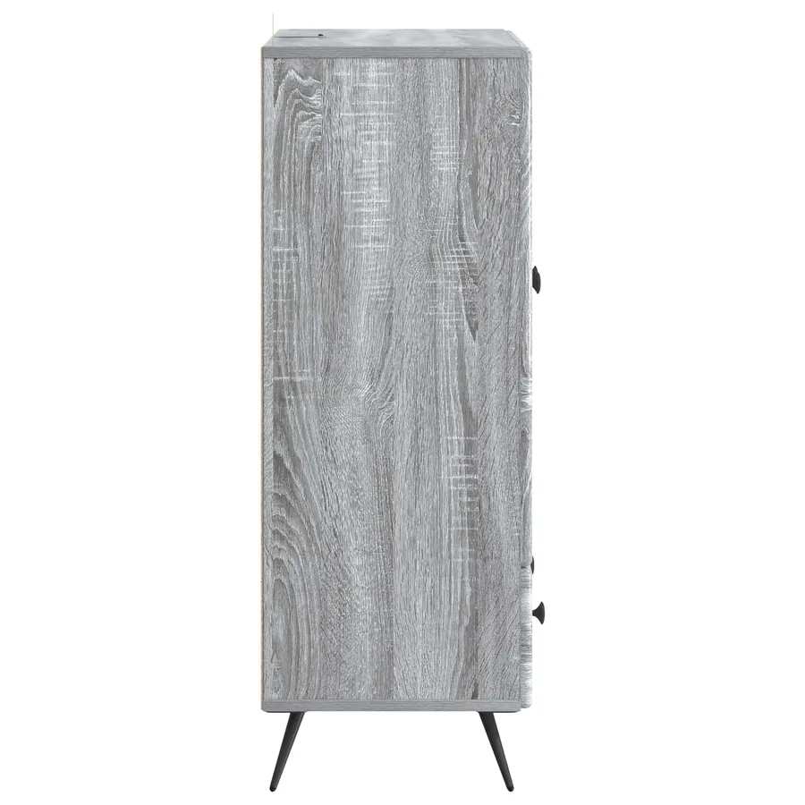 Buffet Sonoma gris 66 x 34,5 x 95 cm Bois d'ingénierie - 6