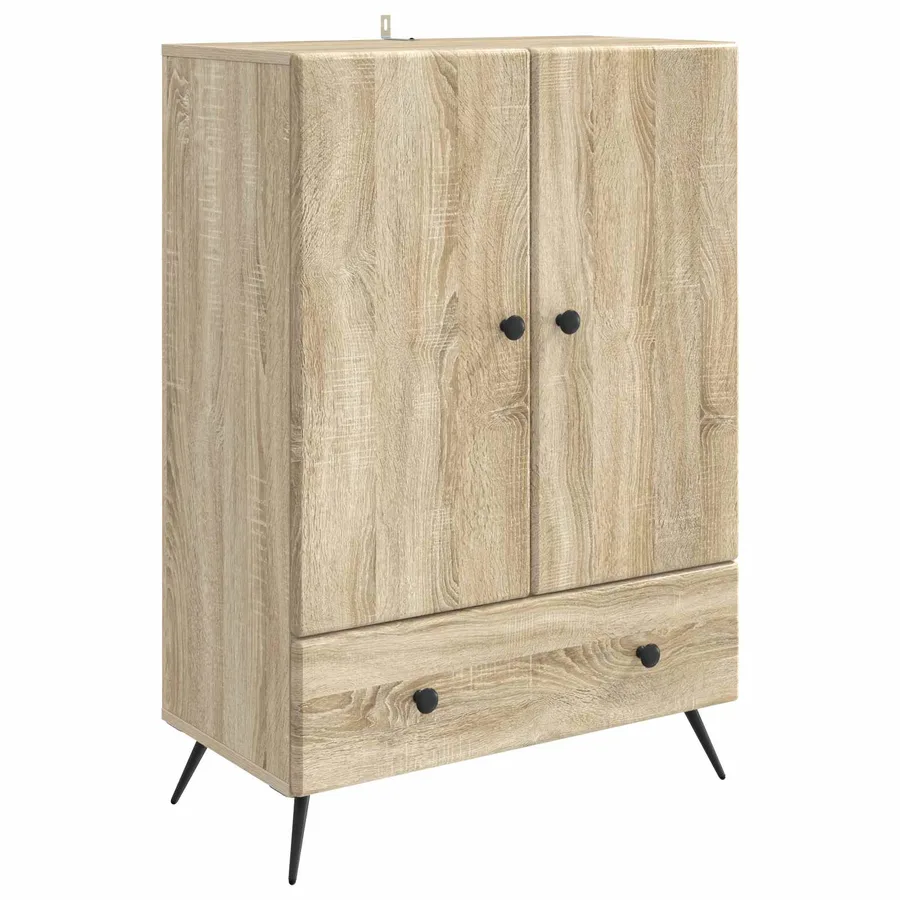 Buffet Chêne Sonoma 66 x 34,5 x 95 cm Bois d'ingénierie - 2