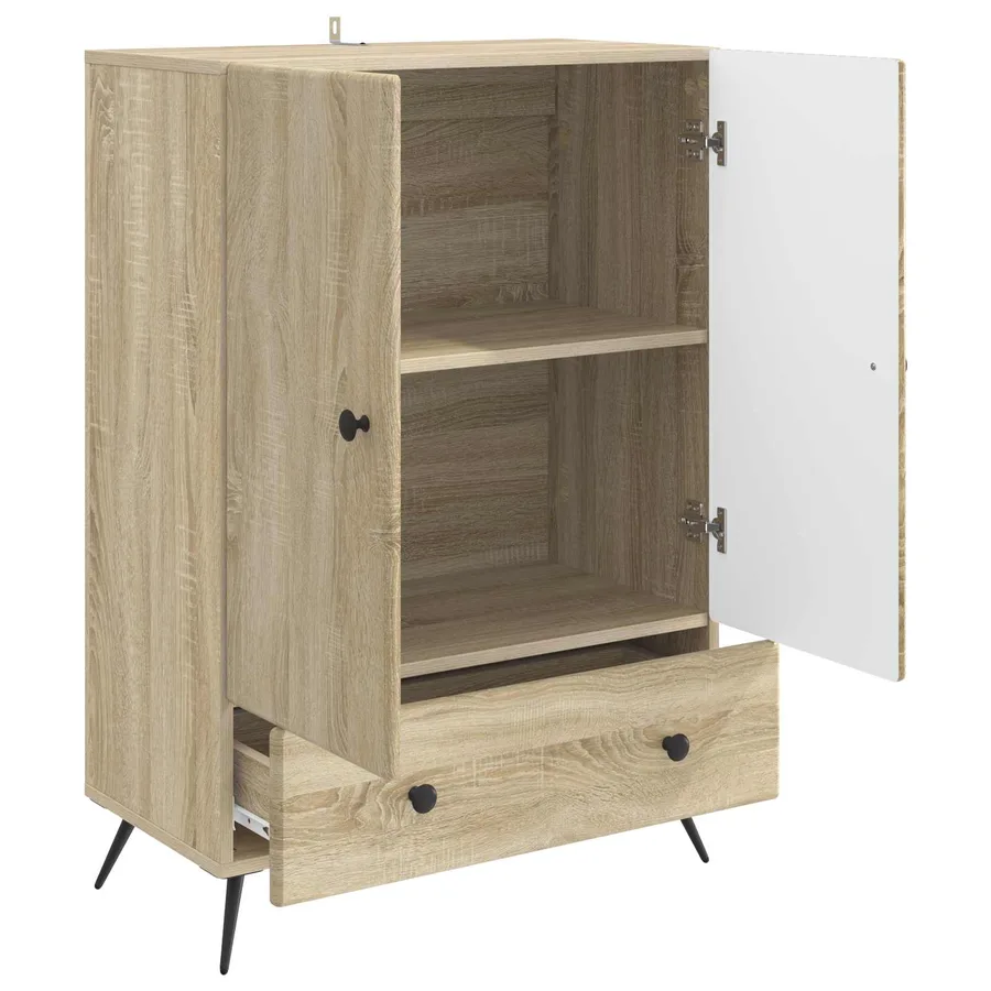 Buffet Chêne Sonoma 66 x 34,5 x 95 cm Bois d'ingénierie - 4