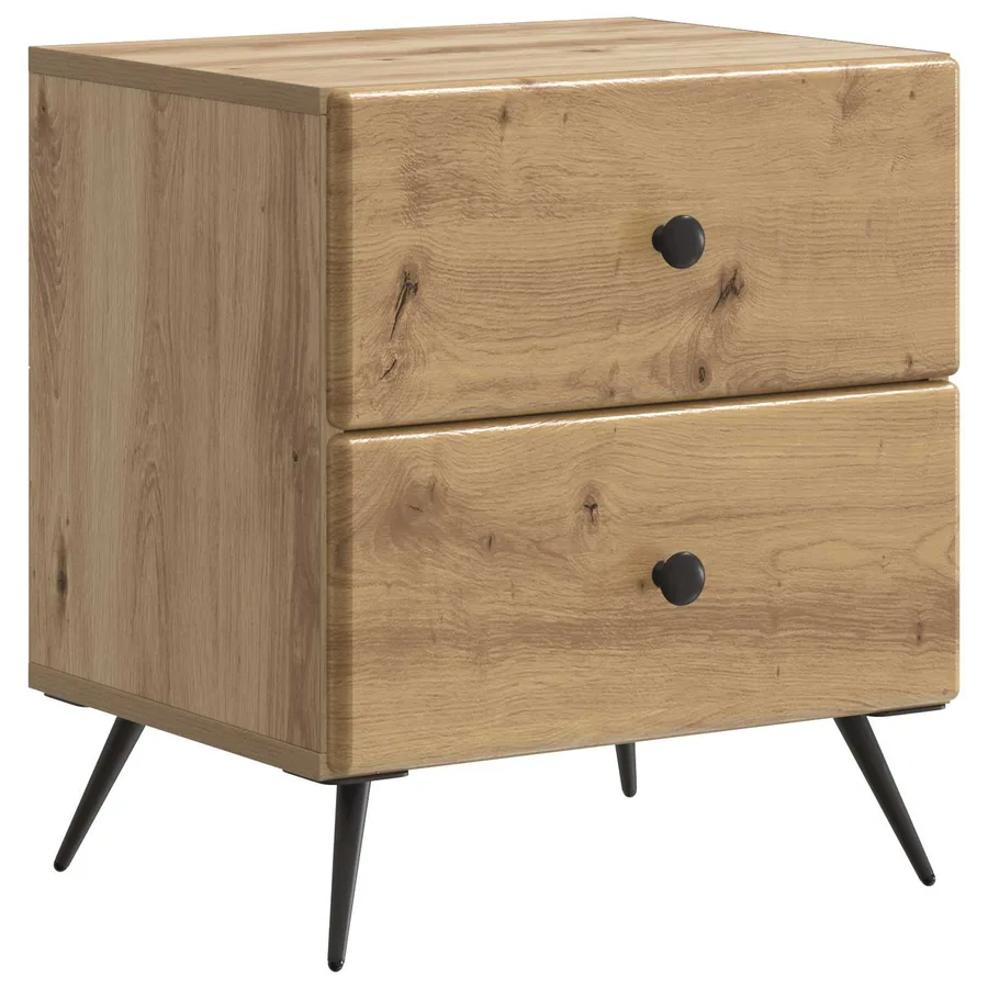 Cabinet de chevet Chêne artisanal 43 x 34,5 x 47,5 cm - 2