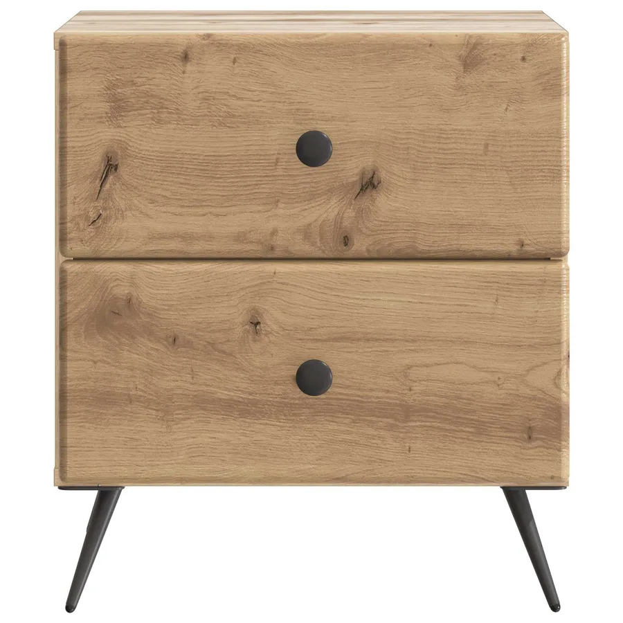 Cabinet de chevet Chêne artisanal 43 x 34,5 x 47,5 cm - 5
