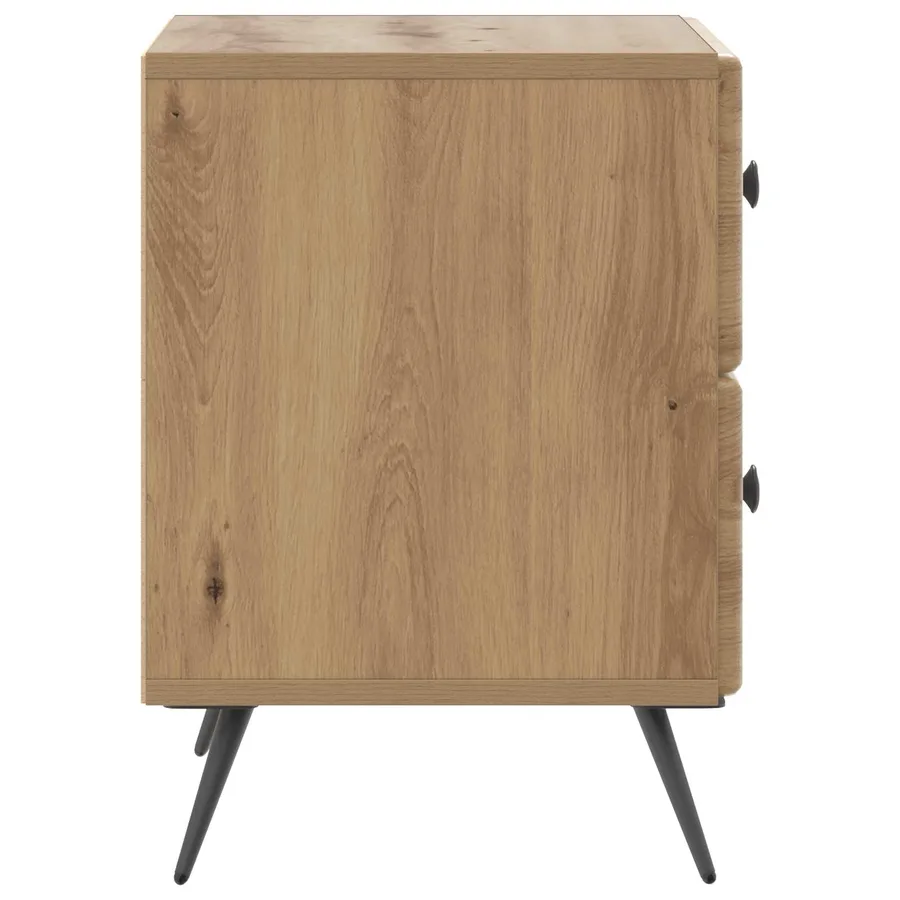 Cabinet de chevet Chêne artisanal 43 x 34,5 x 47,5 cm - 6