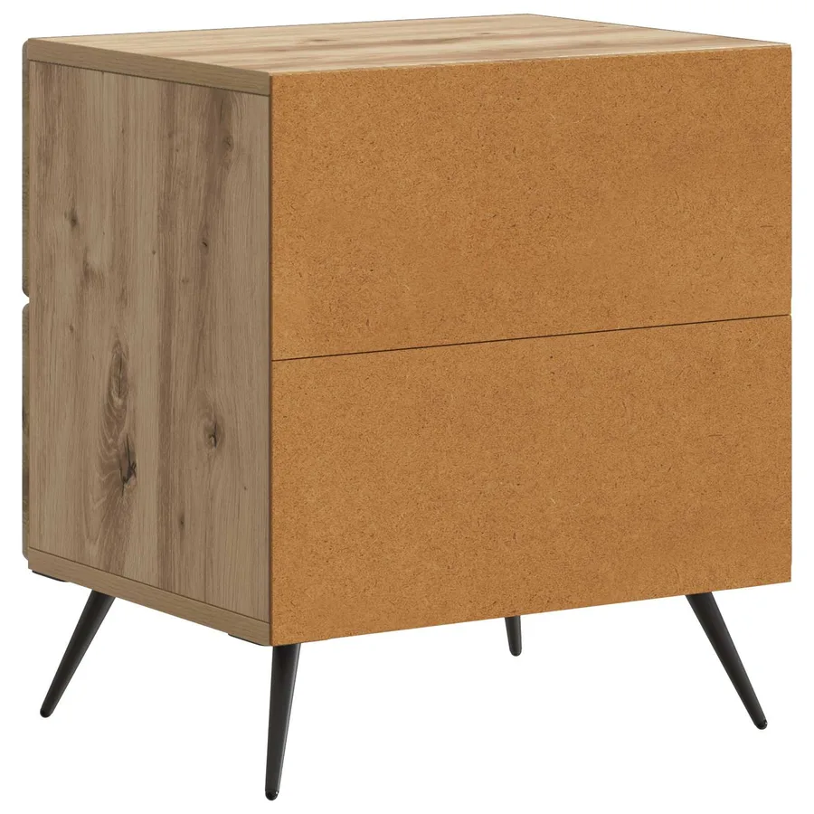 Cabinet de chevet Chêne artisanal 43 x 34,5 x 47,5 cm - 7