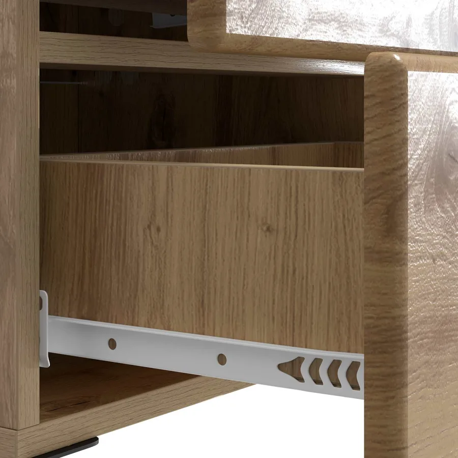 Cabinet de chevet Chêne artisanal 43 x 34,5 x 47,5 cm - 9