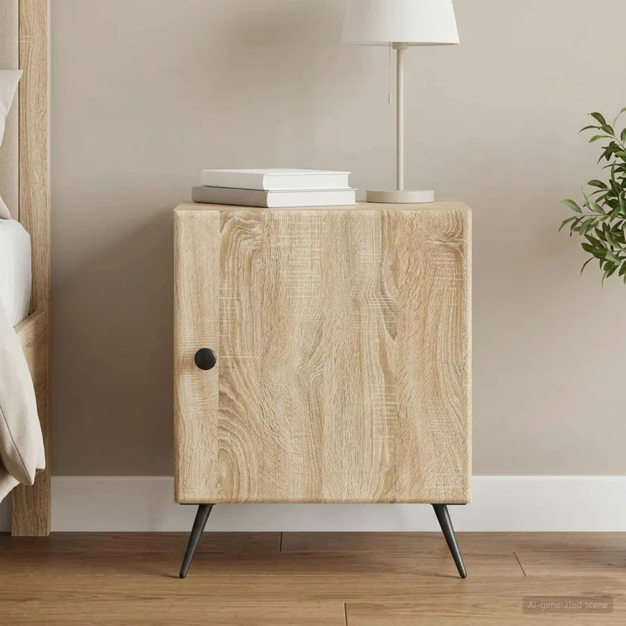 Cabinet de chevet Chêne Sonoma 43 x 34,5 x 50 cm