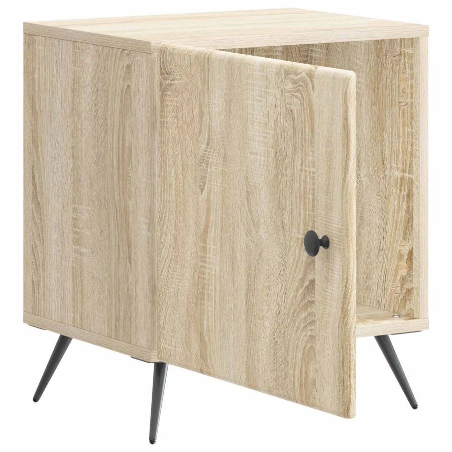 Cabinet de chevet Chêne Sonoma 43 x 34,5 x 50 cm - 4