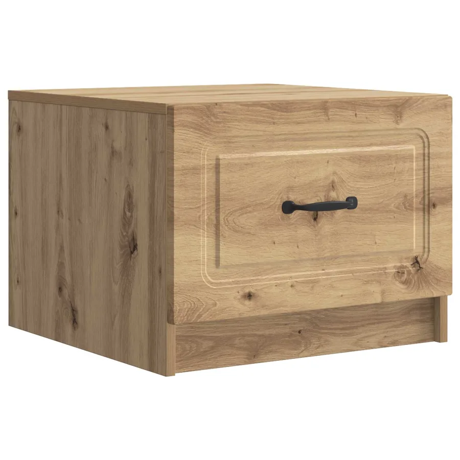 Table basse Chêne artisanal 49 x 50 x 37 cm Bois d'ingénierie - 2
