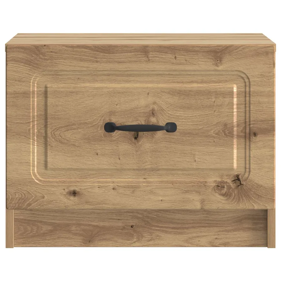 Table basse Chêne artisanal 49 x 50 x 37 cm Bois d'ingénierie - 5