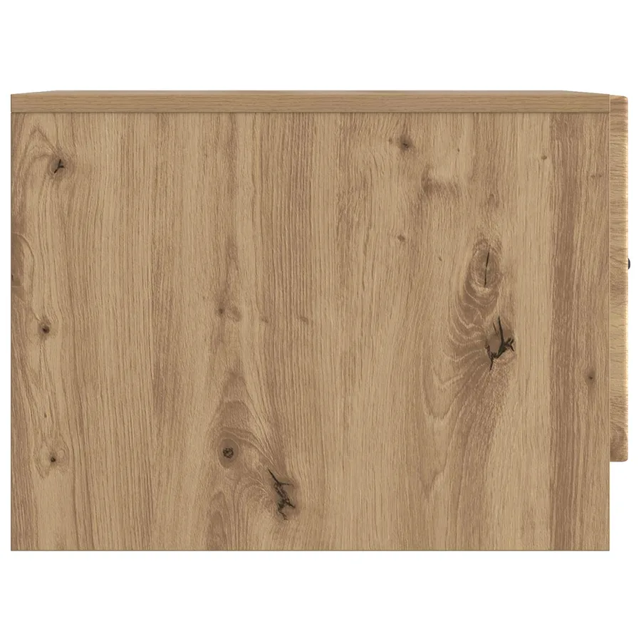 Table basse Chêne artisanal 49 x 50 x 37 cm Bois d'ingénierie - 6