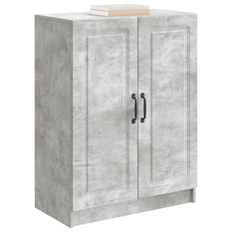 Buffet Gris béton 66 x 34,5 x 87 cm Bois d'ingénierie - 3