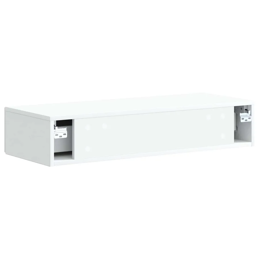 Table d'appoint murale Blanc 87,5 x 34,5 x 17 cm - 7