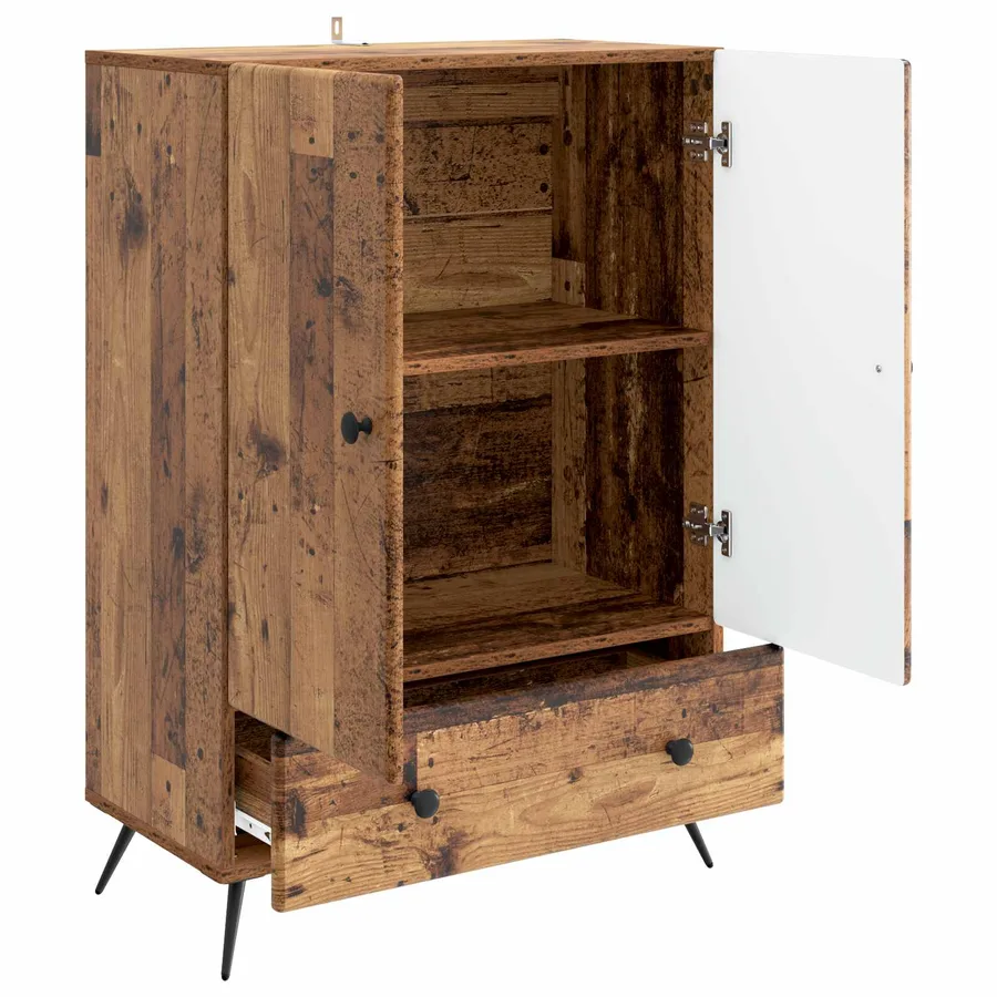Buffet Bois ancien 66 x 34,5 x 95 cm Bois d'ingénierie - 4