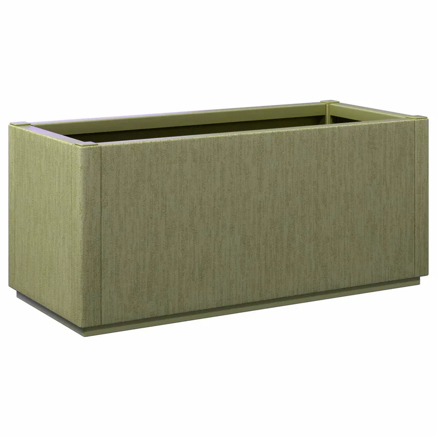 Boîte de fleurs de jardin Vert 80 x 36 x 35 cm PP - 6