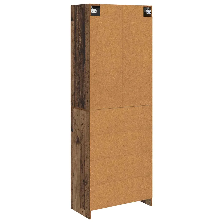 Ensemble de Meubles 2 pcs Bois ancien Bois d'ingénierie - 7