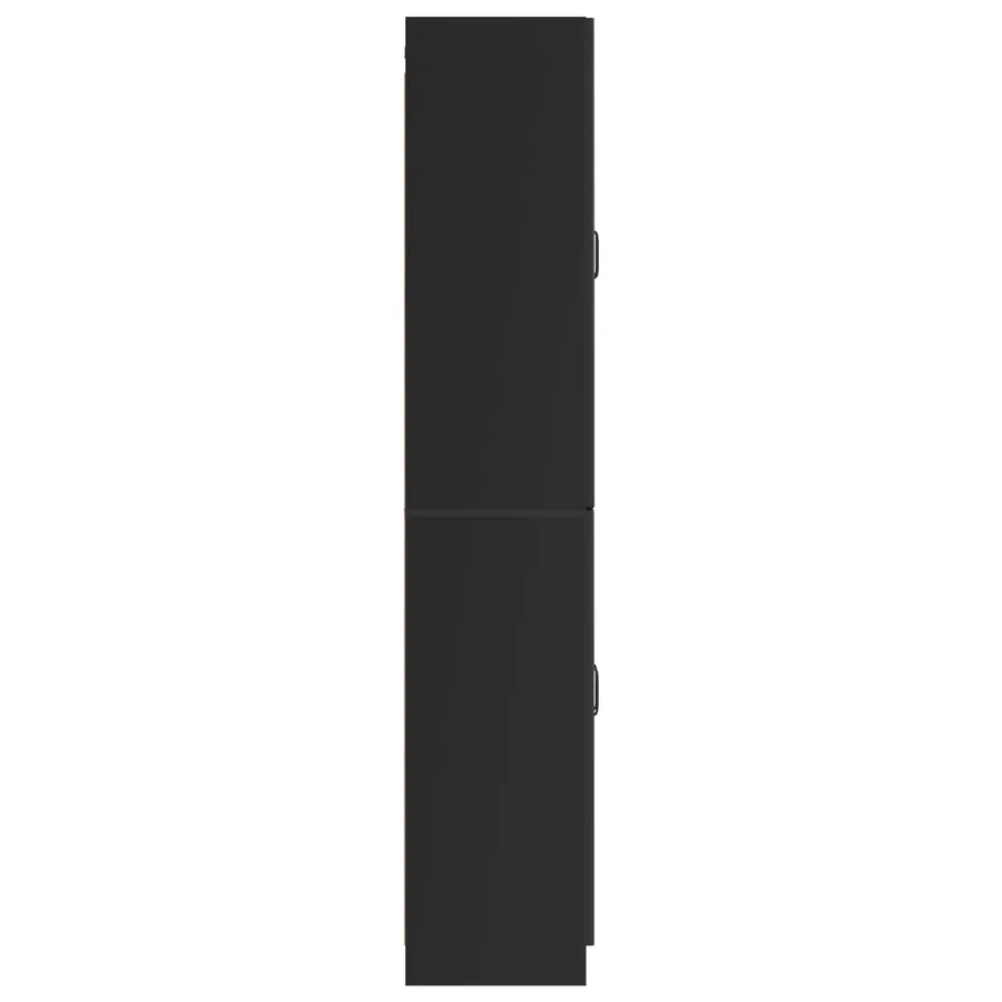 Ensemble de Meubles 2 pcs Noir Bois d'ingénierie - 6