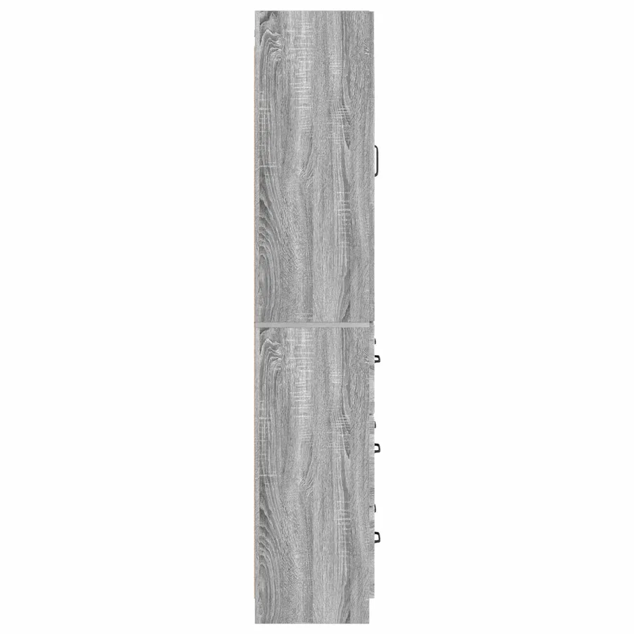 Ensemble de Meubles 2 pcs Sonoma gris 66 x 34,5 x 87 cm - 6
