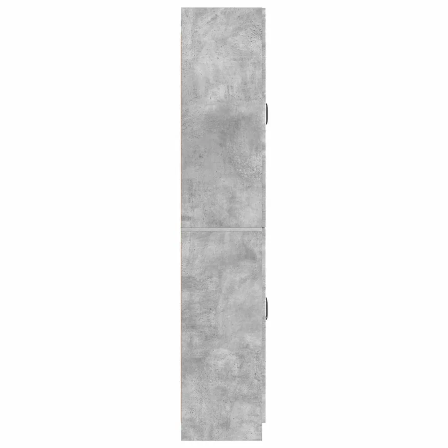 Ensemble de Meubles 2 pcs Gris béton Bois d'ingénierie - 6