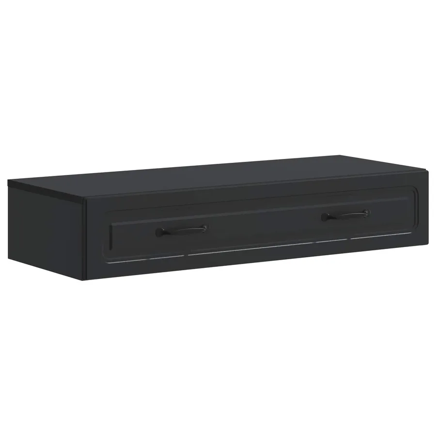 Table d'appoint murale Noir 87,5 x 34,5 x 17 cm - 2