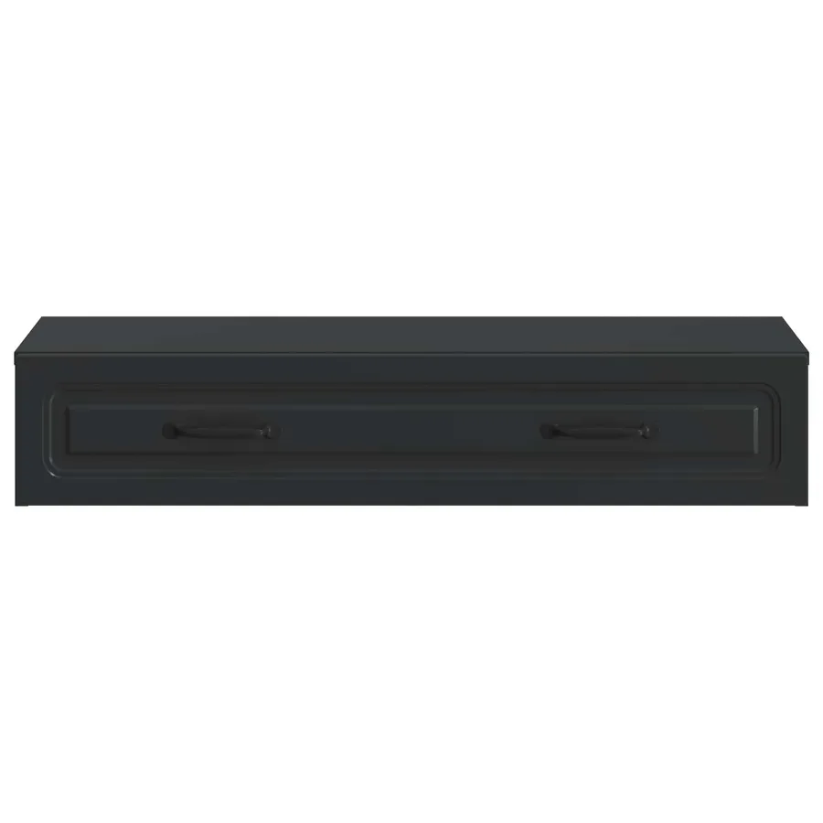 Table d'appoint murale Noir 87,5 x 34,5 x 17 cm - 5