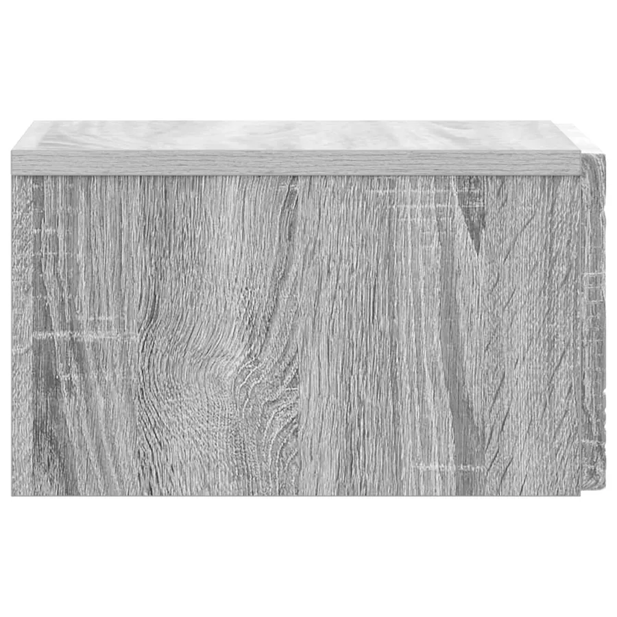 Table d'appoint murale Sonoma gris 34,5 x 33 x 20 cm - 5