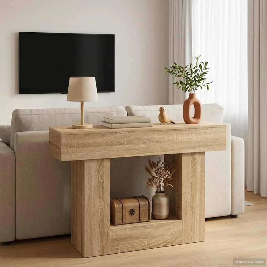 Chêne Sonoma 101 x 30 x 74 cm - 4