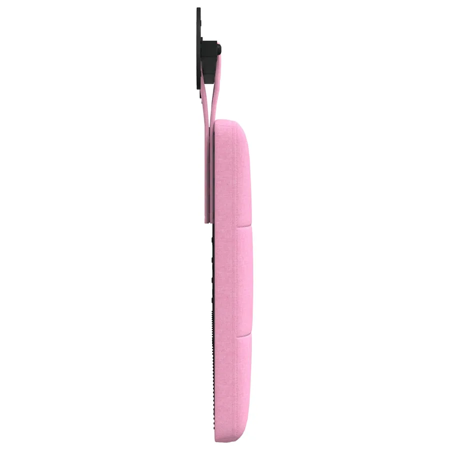 Tête de lit suspendue Rose Tissu - 6