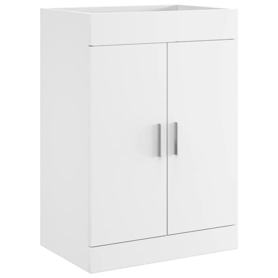 Meuble sous lavabo de salle de bain Blanc 56 x 37,5 x 81 cm - 2