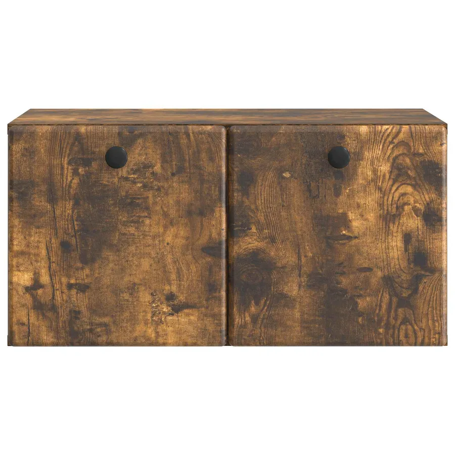 Meuble TV mural 59,5 x 31 x 30 cm Chêne fumé Bois d'ingénierie - 6