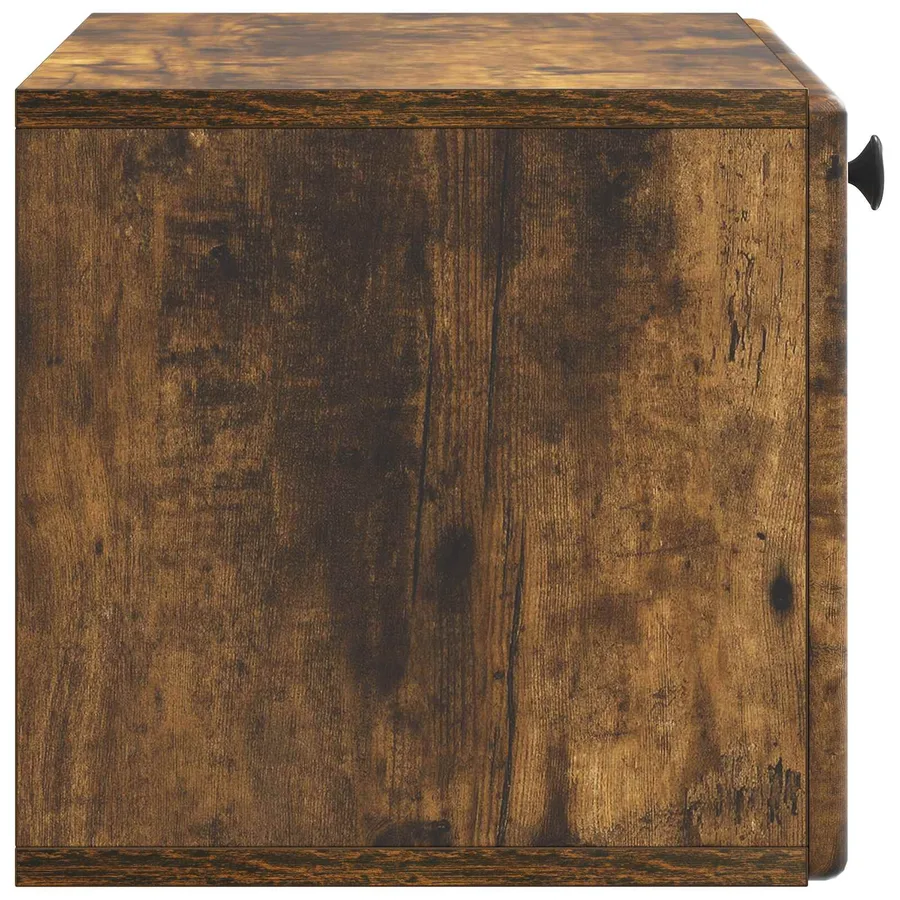 Meuble TV mural 59,5 x 31 x 30 cm Chêne fumé Bois d'ingénierie - 7