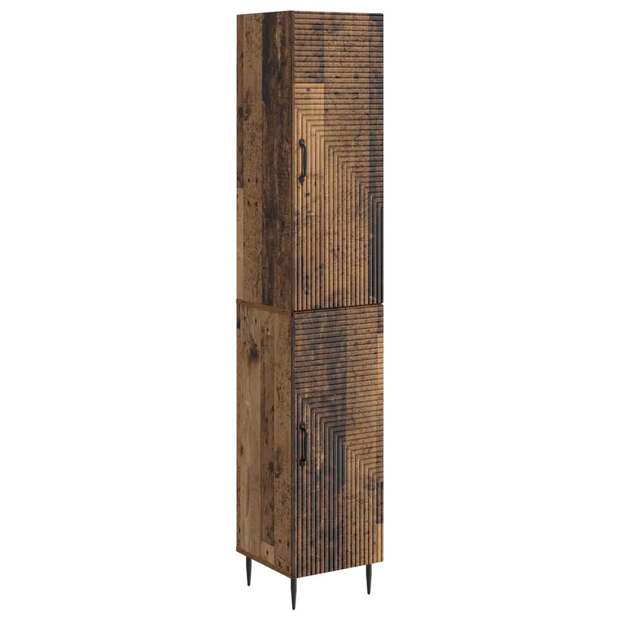 Ensemble de Meubles 2 pcs Bois ancien 33 x 34,5 x 89,5 cm - 2