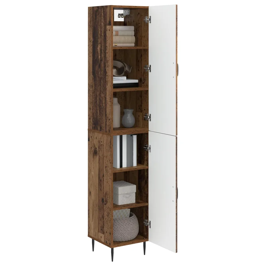 Ensemble de Meubles 2 pcs Bois ancien 33 x 34,5 x 89,5 cm - 3