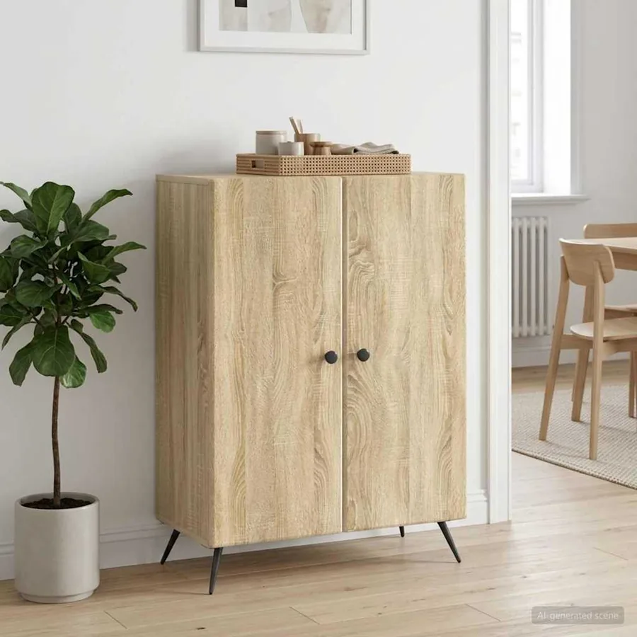 Buffet Chêne Sonoma 66 x 34,5 x 90 cm Bois d'ingénierie