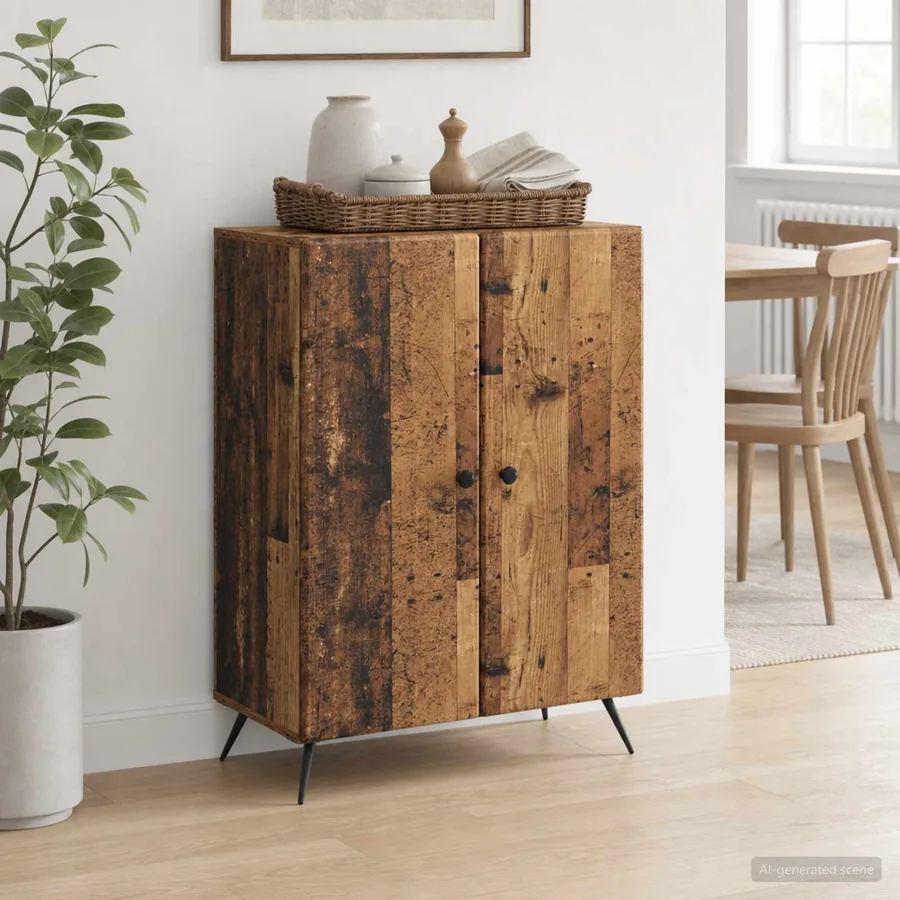 Buffet Bois ancien 66 x 34,5 x 90 cm Bois d'ingénierie