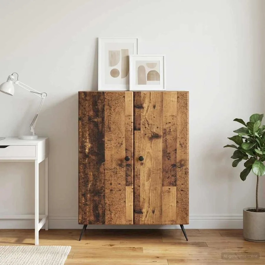 Buffet Bois ancien 66 x 34,5 x 90 cm Bois d'ingénierie - 4