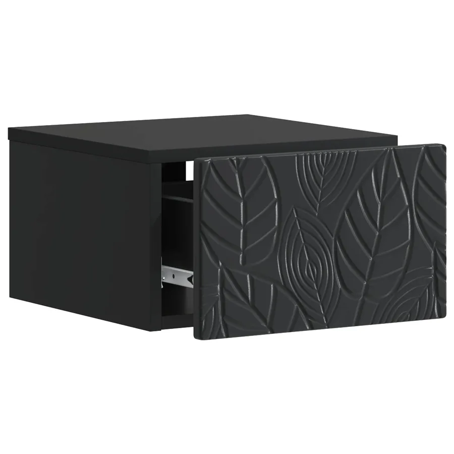 Table d'appoint murale 2 pcs Noir 34,5 x 33 x 20 cm - 5