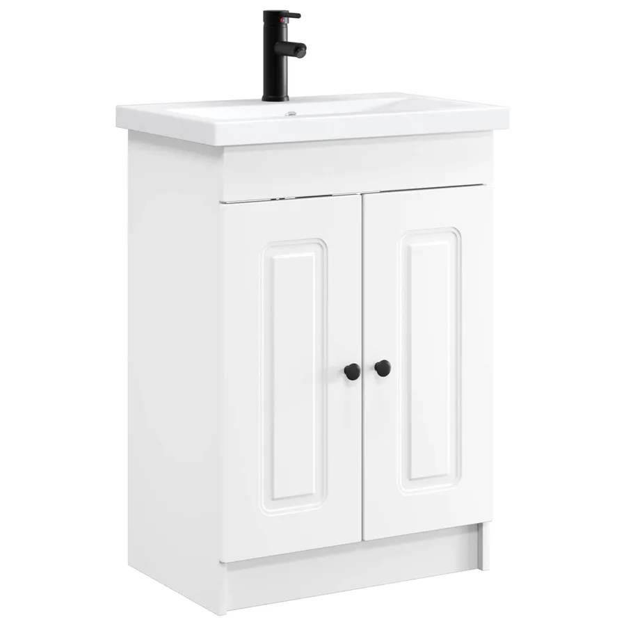 Ensemble de mobilier de salle de bain Blanc 78,5 x 37,5 x 81 cm - 2