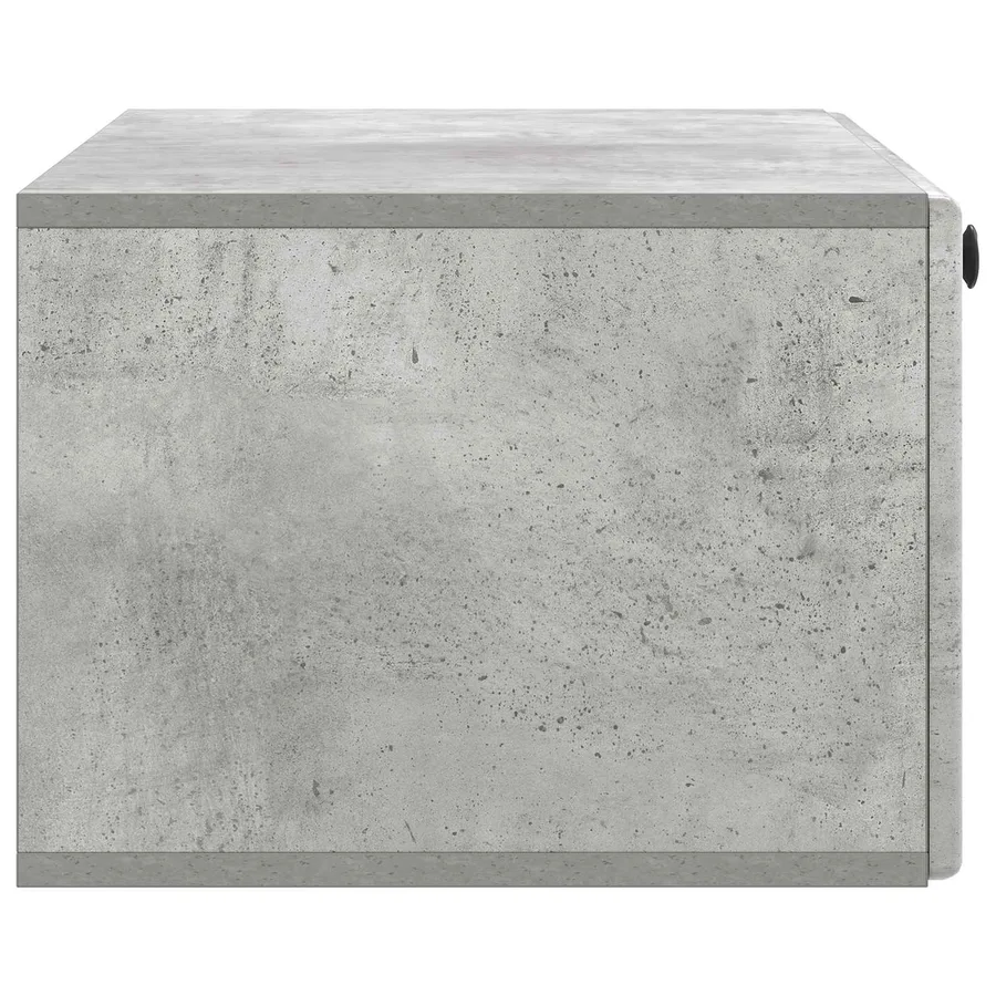 Meuble TV mural 78,5 x 41 x 30 cm Gris béton Bois d'ingénierie - 7